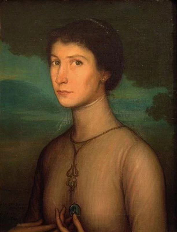 Bozzetto per il ritratto di Ysolina Gallego - Museo Julio Romero de Torres